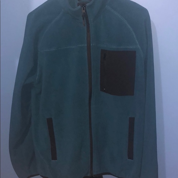 Zip up no hoodie fleece sweater - Picture 1 of 2